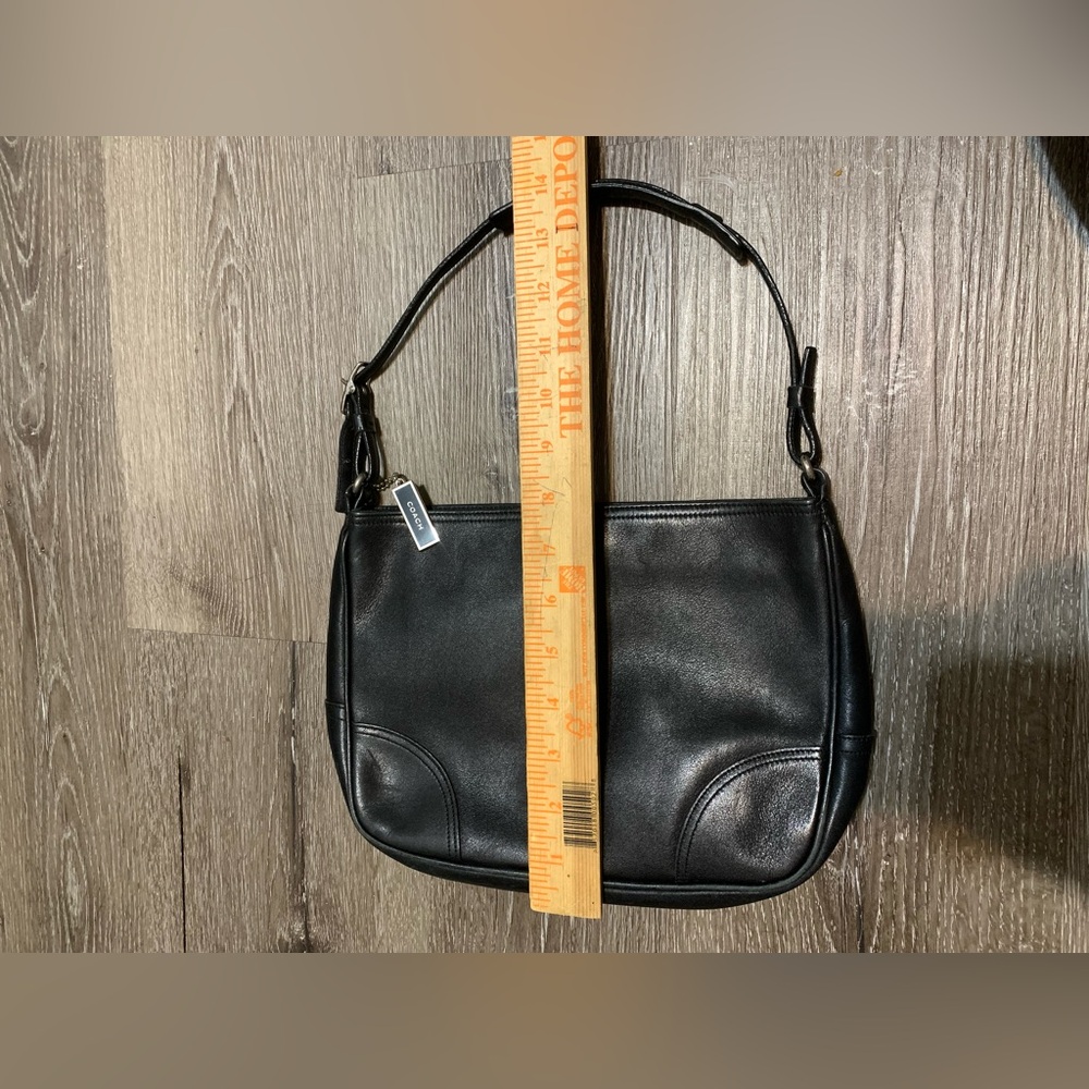 Coach black leather shoulder bag kok-8148 - Picture 9 of 9